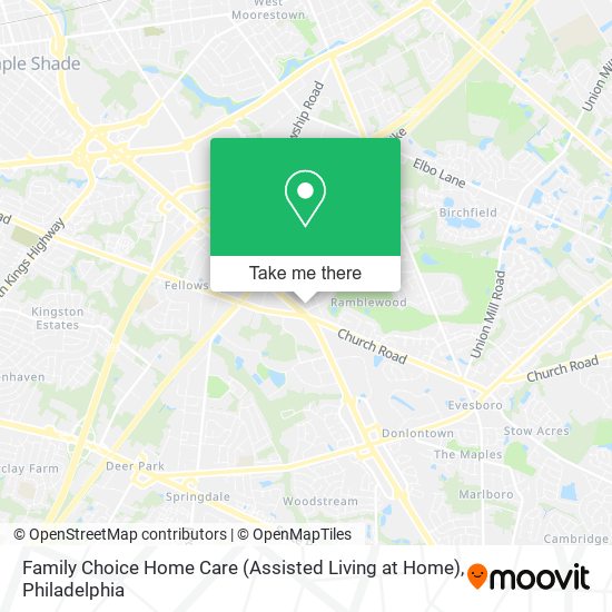 Mapa de Family Choice Home Care (Assisted Living at Home)