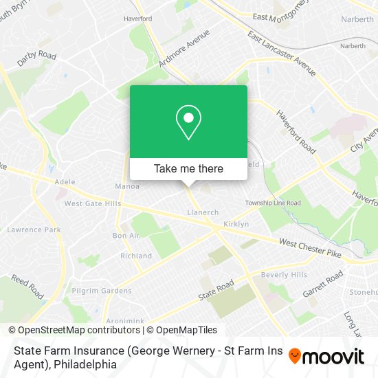 Mapa de State Farm Insurance (George Wernery - St Farm Ins Agent)