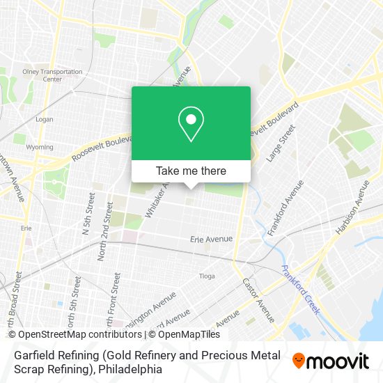 Mapa de Garfield Refining (Gold Refinery and Precious Metal Scrap Refining)