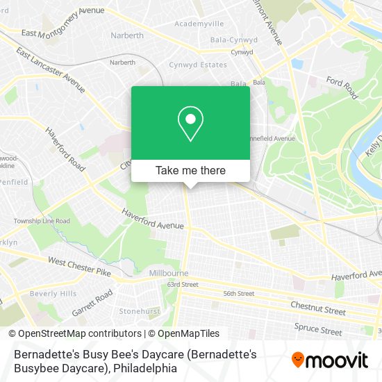 Bernadette's Busy Bee's Daycare (Bernadette's Busybee Daycare) map