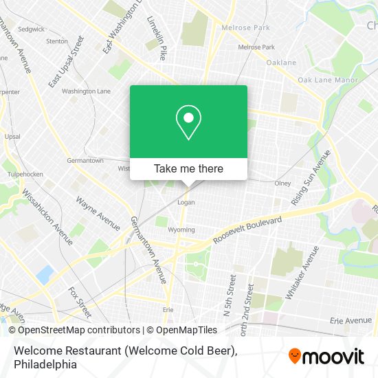 Mapa de Welcome Restaurant (Welcome Cold Beer)