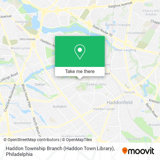 Haddon Township Branch (Haddon Town Library) map