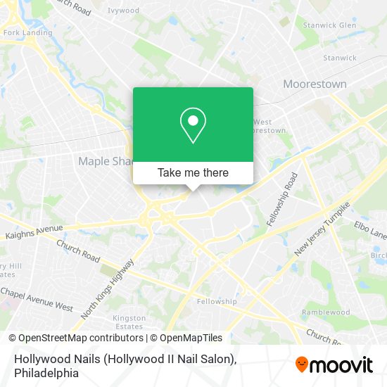 Hollywood Nails (Hollywood II Nail Salon) map