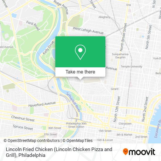 Lincoln Fried Chicken (Lincoln Chicken Pizza and Grill) map