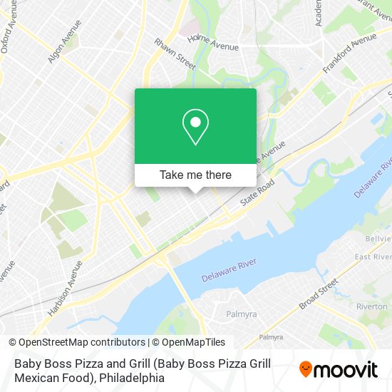 Baby Boss Pizza and Grill (Baby Boss Pizza Grill Mexican Food) map