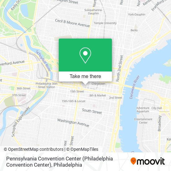 Pennsylvania Convention Center (Philadelphia Convention Center) map