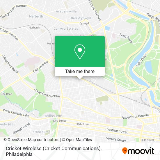 Cricket Wireless (Cricket Communications) map