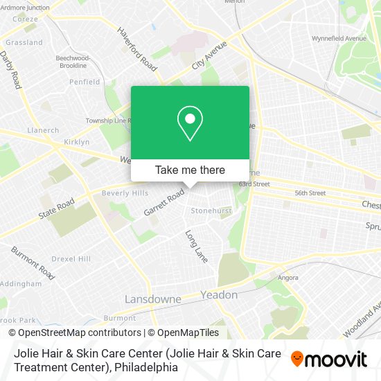 Mapa de Jolie Hair & Skin Care Center