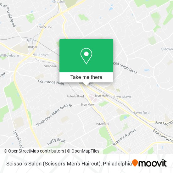 Scissors Salon (Scissors Men's Haircut) map