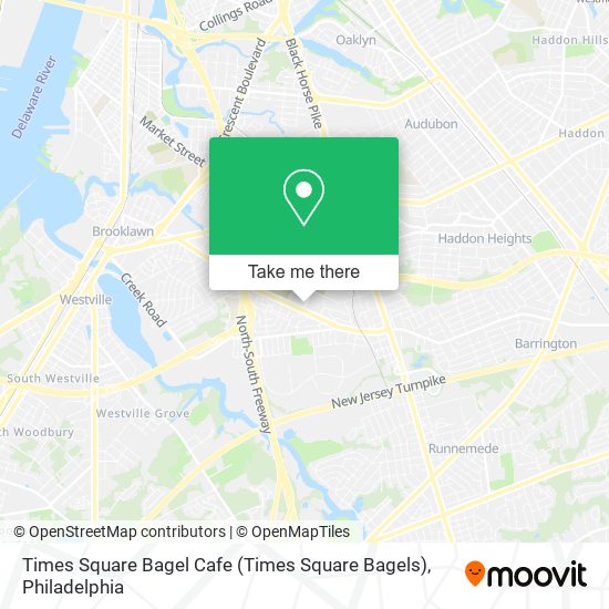 Times Square Bagel Cafe (Times Square Bagels) map