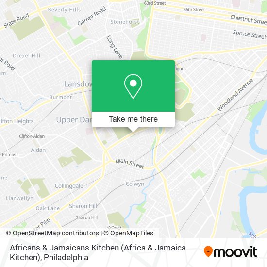 Mapa de Africans & Jamaicans Kitchen (Africa & Jamaica Kitchen)