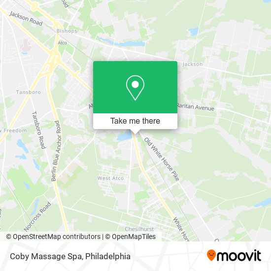 Coby Massage Spa map