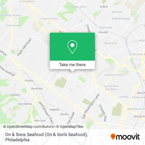 On & Sons Seafood (On & Son's Seafood) map