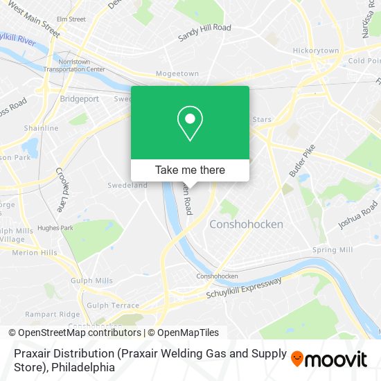 Praxair Distribution (Praxair Welding Gas and Supply Store) map