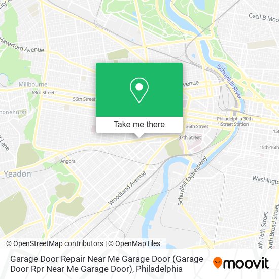 Mapa de Garage Door Repair Near Me Garage Door