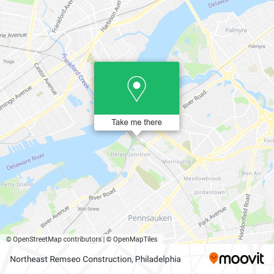 Northeast Remseo Construction map