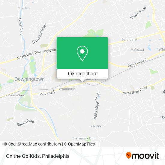 On the Go Kids map