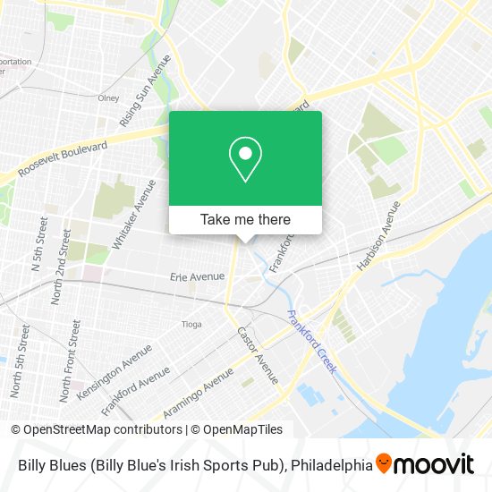 Billy Blues (Billy Blue's Irish Sports Pub) map