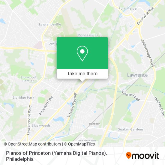 Pianos of Princeton (Yamaha Digital Pianos) map