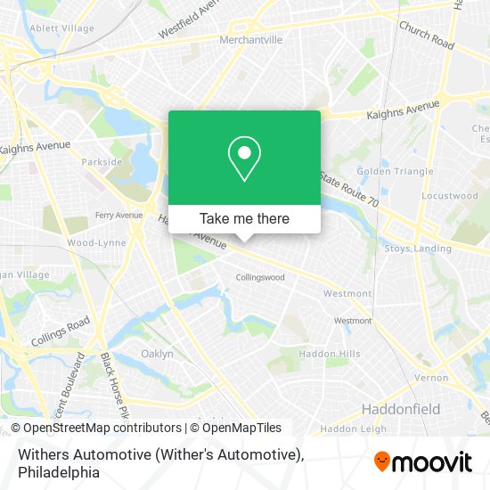 Withers Automotive (Wither's Automotive) map