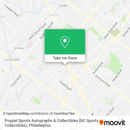 Mapa de Poppel Sports Autographs & Collectibles (BC Sports Collectibles)