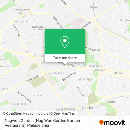 Mapa de Nagwon Garden (Nag Won Garden Korean Restaurant)