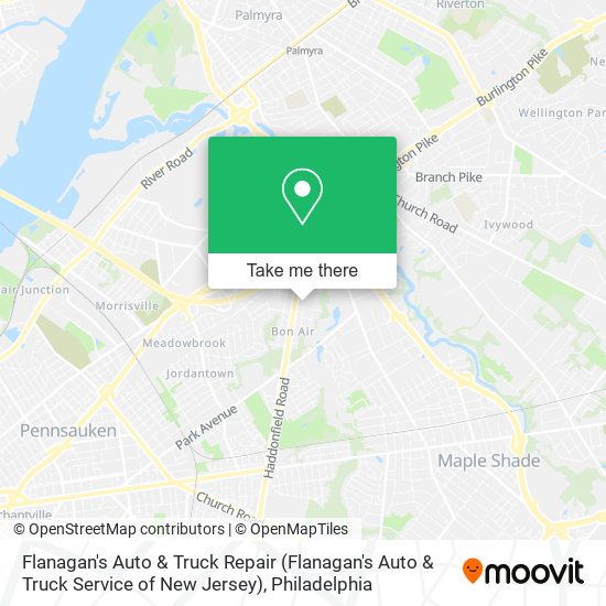 Flanagan's Auto & Truck Repair (Flanagan's Auto & Truck Service of New Jersey) map