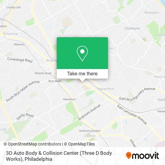 3D Auto Body & Collision Center (Three D Body Works) map