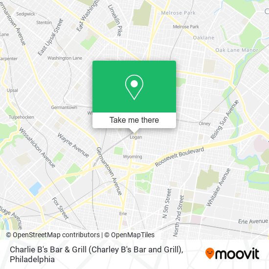 Mapa de Charlie B's Bar & Grill (Charley B's Bar and Grill)