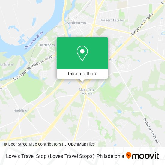 Mapa de Love's Travel Stop (Loves Travel Stops)