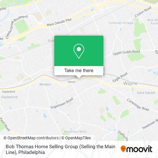 Bob Thomas Home Selling Group (Selling the Main Line) map