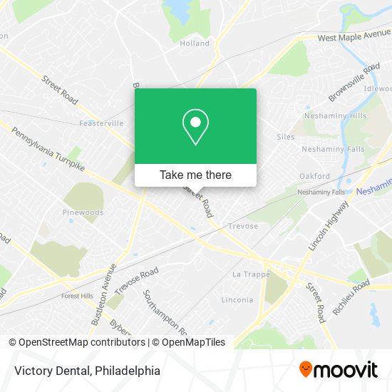 Victory Dental map
