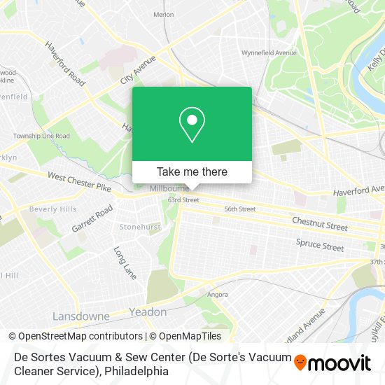 Mapa de De Sortes Vacuum & Sew Center (De Sorte's Vacuum Cleaner Service)