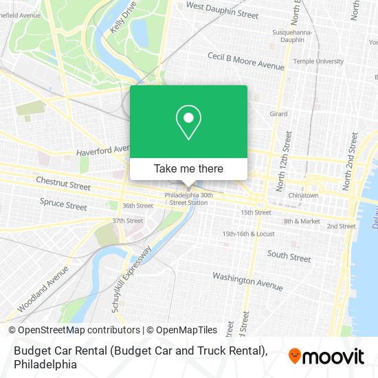 Budget Car Rental (Budget Car and Truck Rental) map