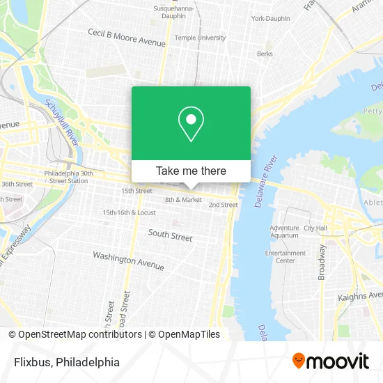 Flixbus map