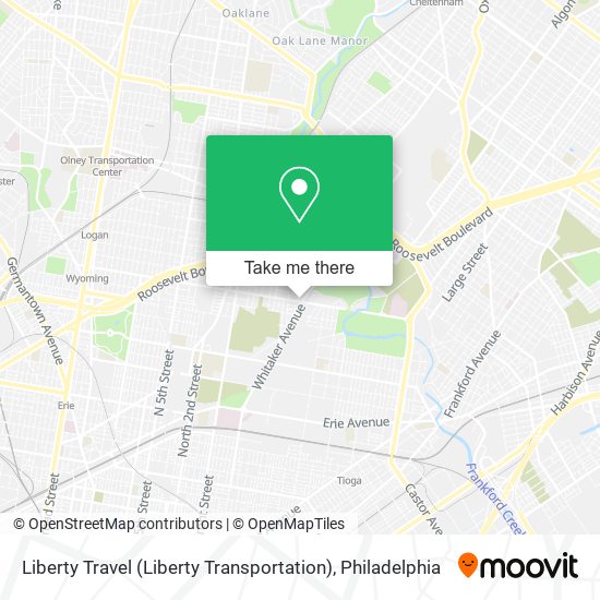 Liberty Travel (Liberty Transportation) map