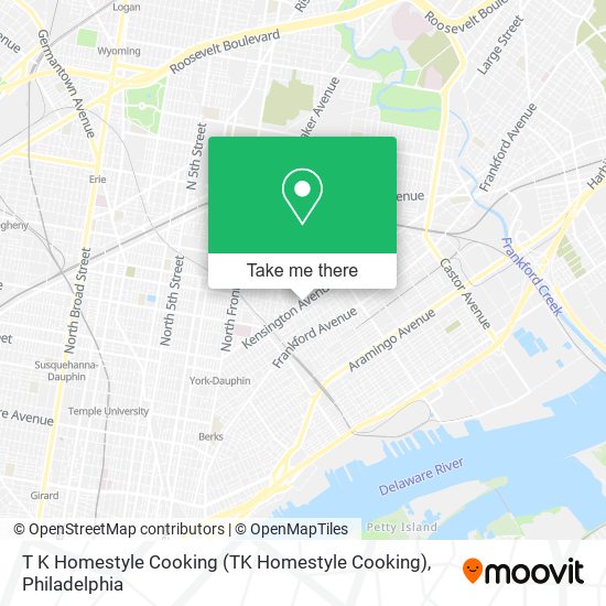 Mapa de T K Homestyle Cooking (TK Homestyle Cooking)