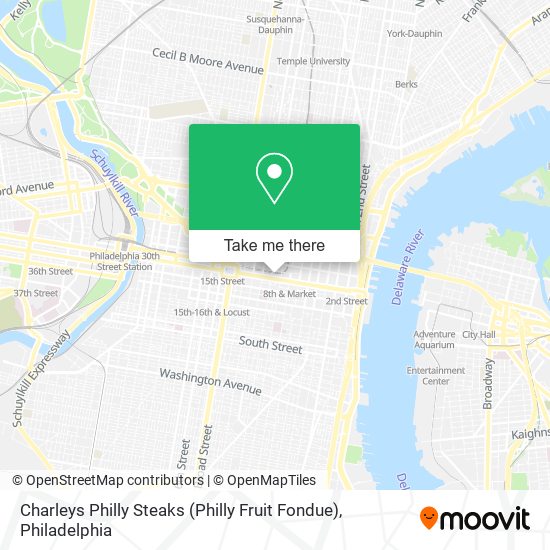 Mapa de Charleys Philly Steaks (Philly Fruit Fondue)