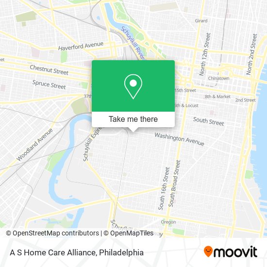 A S Home Care Alliance map