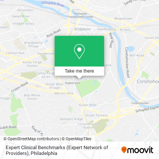 Expert Clinical Benchmarks (Expert Network of Providers) map