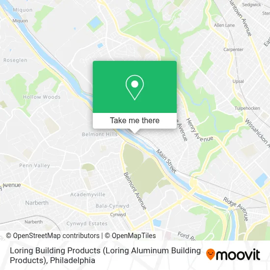 Loring Building Products map