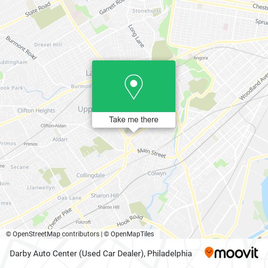 Mapa de Darby Auto Center (Used Car Dealer)