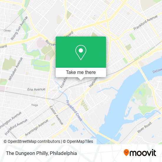 The Dungeon Philly map