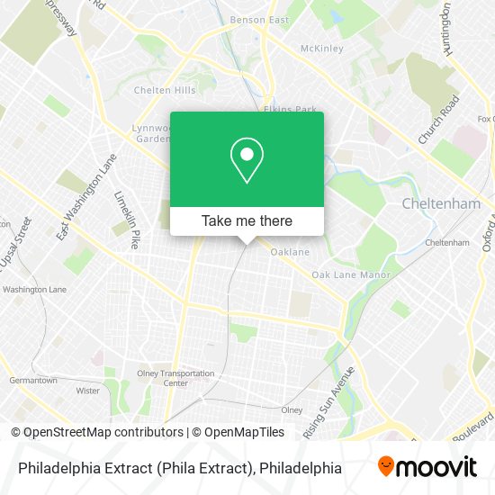 Philadelphia Extract (Phila Extract) map