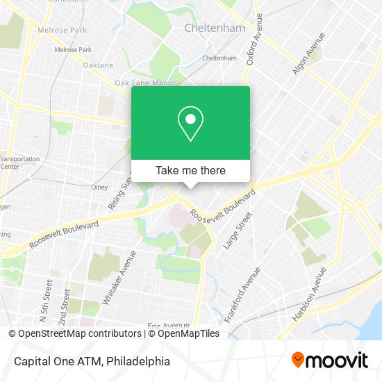 Capital One ATM map