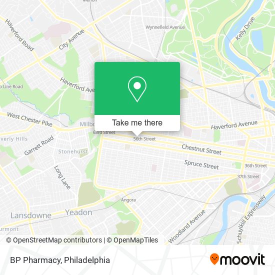Mapa de BP Pharmacy