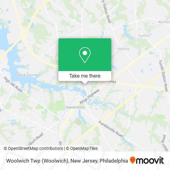 Woolwich Twp (Woolwich), New Jersey map