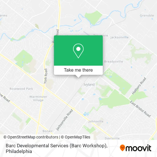 Barc Developmental Services (Barc Workshop) map