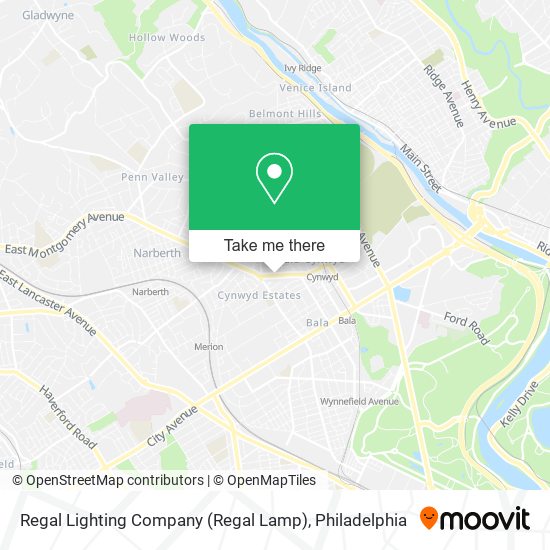 Regal Lighting Company (Regal Lamp) map