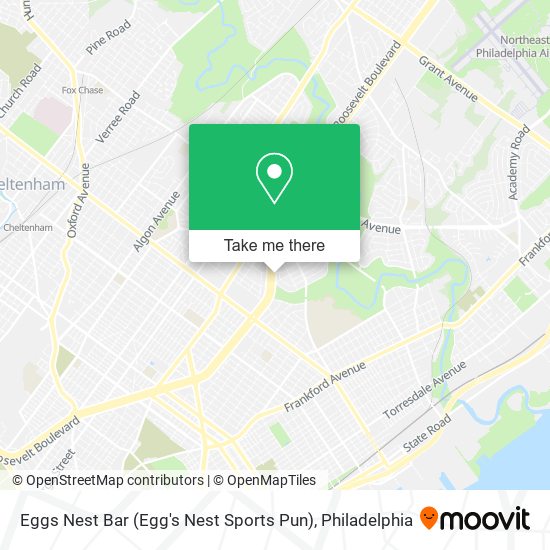 Eggs Nest Bar (Egg's Nest Sports Pun) map